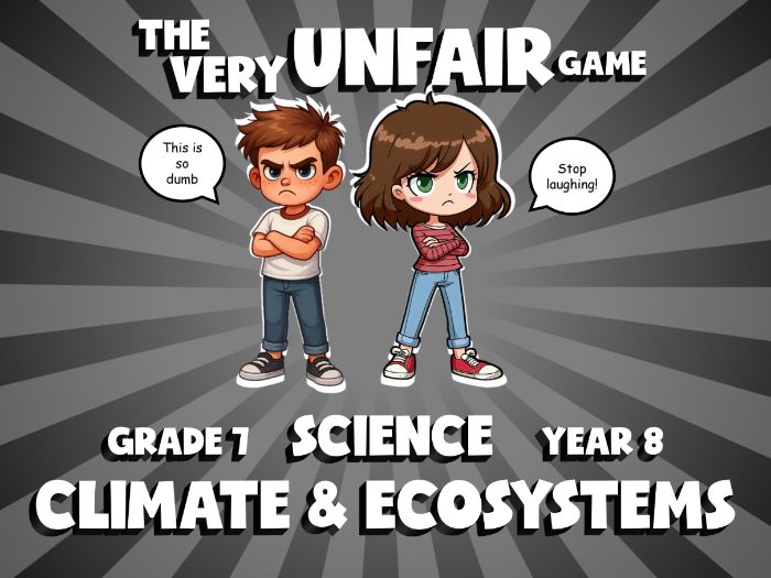 Climate & Ecosystems VERY UNFAIR GAME | No-Prep Year 8 Science Review Activity