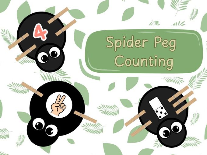 Spider Peg Counting (0-10)