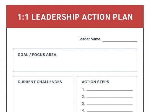 1:1 Leadership Alignment Template