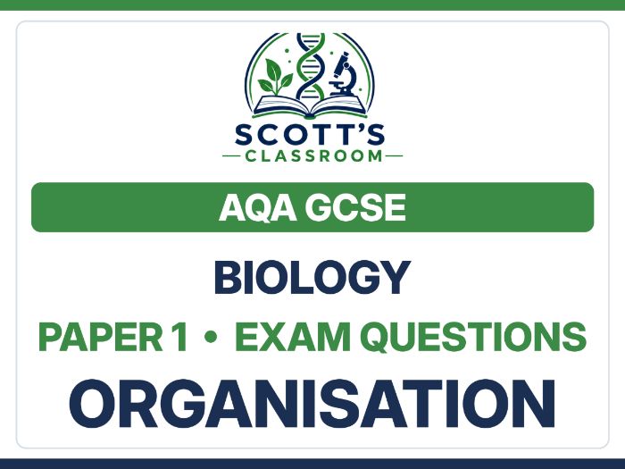 AQA GCSE Biology Organisation Exam Questions