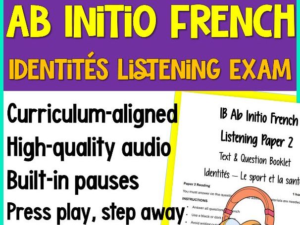 IB French Ab Initio Identities | Listening Practise | Exam Skills | Audio | Exam Prep