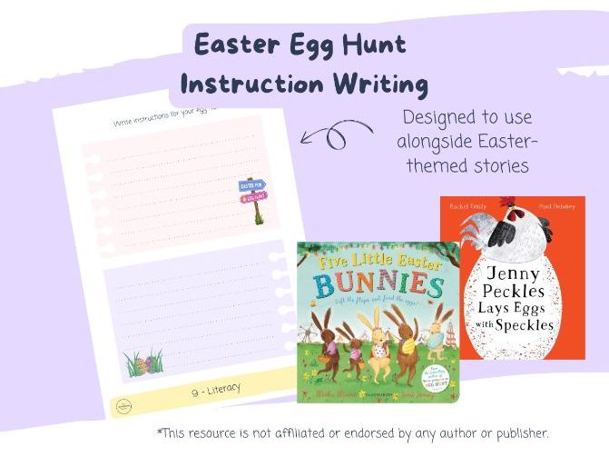Easter Egg Hunt Instruction Writing