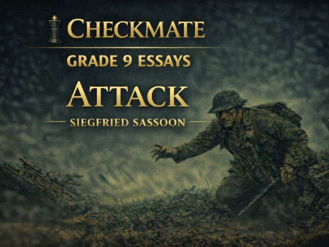 Attack – Grade 9 GCSE Poetry Guide (Themes, Analysis, Model Essays)