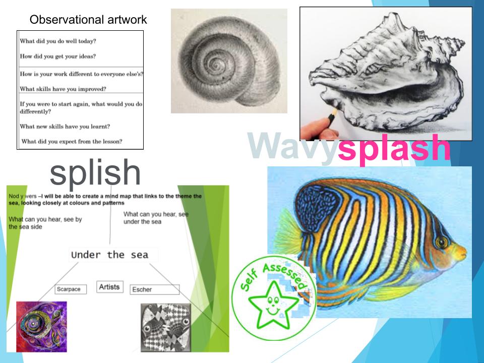 Year 8 Art Scheme of Work — Under the Sea (Full PowerPoint, Grid Drawing, Collagraph & Artist Study)
