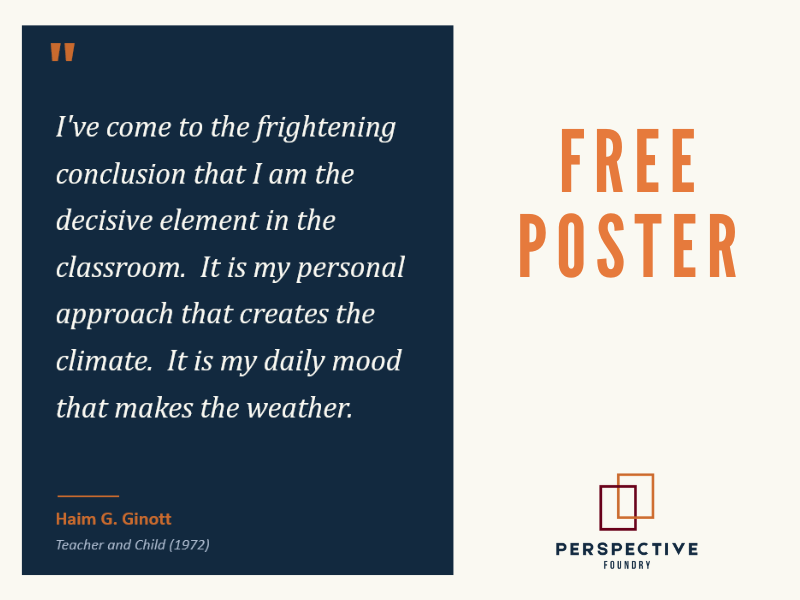 Setting the Weather: Free Staffroom Poster