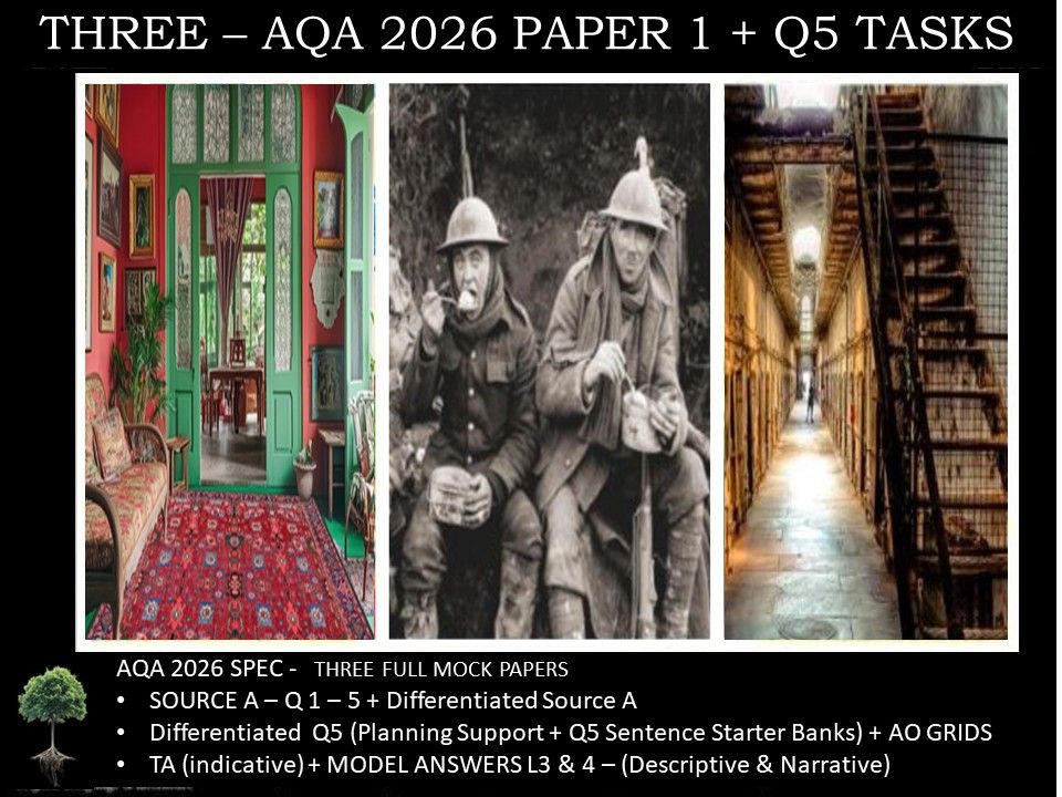 THREE - PAPER 1 | 2026 FULL MOCKS | Q5 TASKS