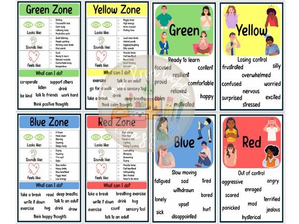 Zones of regulations posters