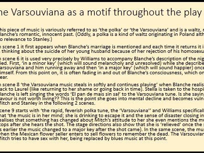 Lessons on A Streetcar Named Desire