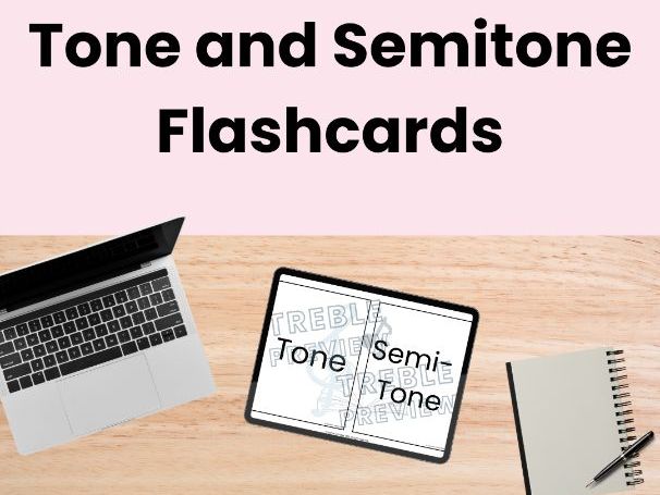 Intervals Flashcards (Tone & Semitone)