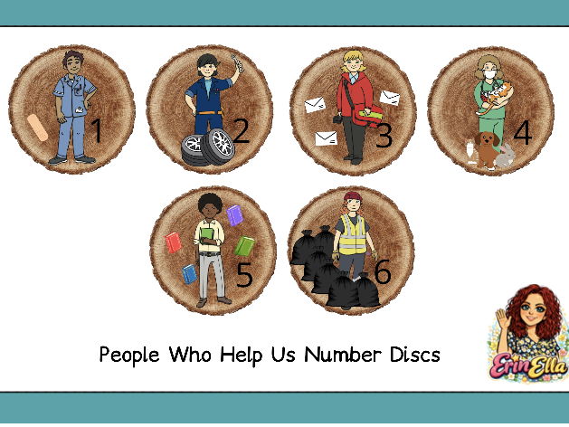 People Who Help Us Number Discs