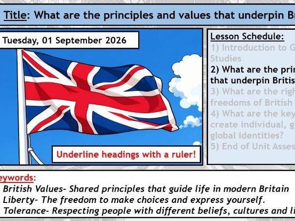 AQA GCSE Citizenship Studies: What are the principles and values that underpin British society?