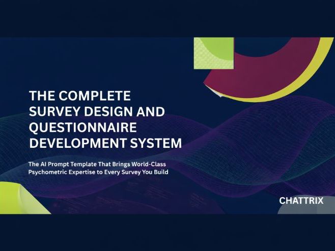 The Complete Survey Design and Questionnaire Development System