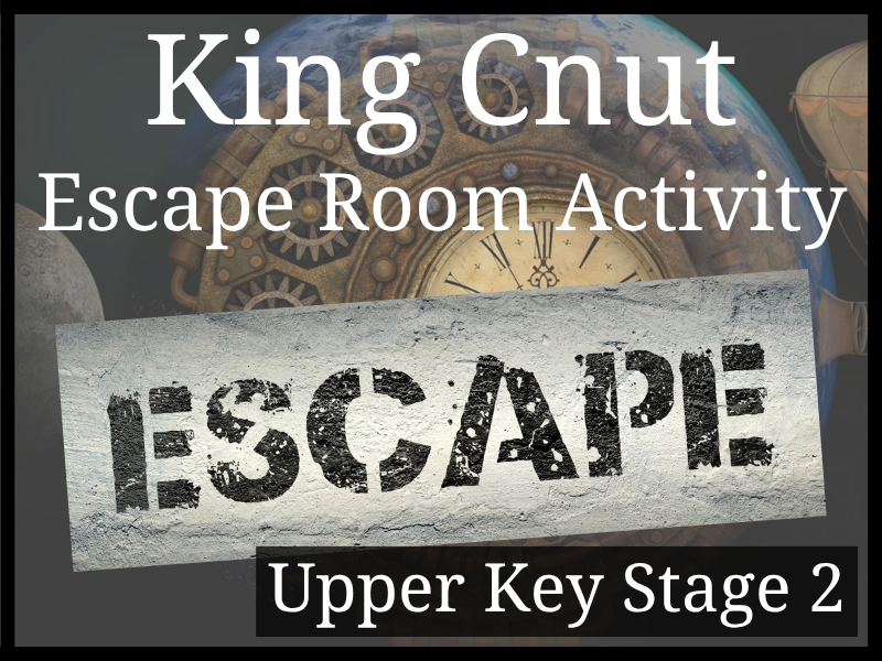 King Cnut the Viking King Escape Room Activity