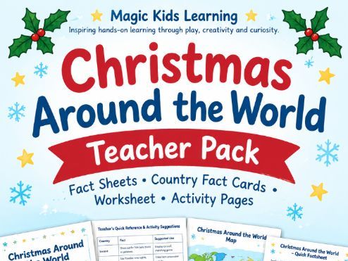 Christmas Around the World | Teacher Pack, Fact Cards & Activities