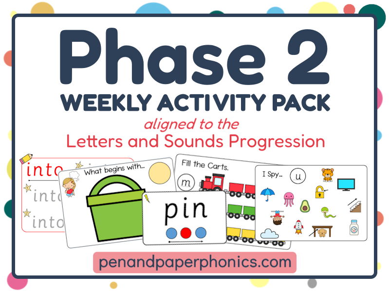Phase 2 Phonics Weekly Activities