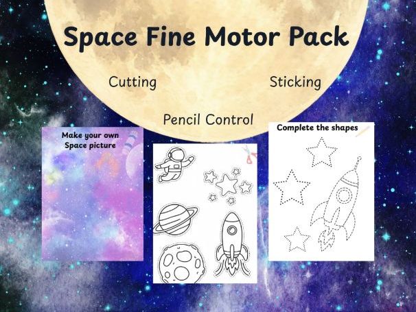 Space Fine Motor Pack EYFS