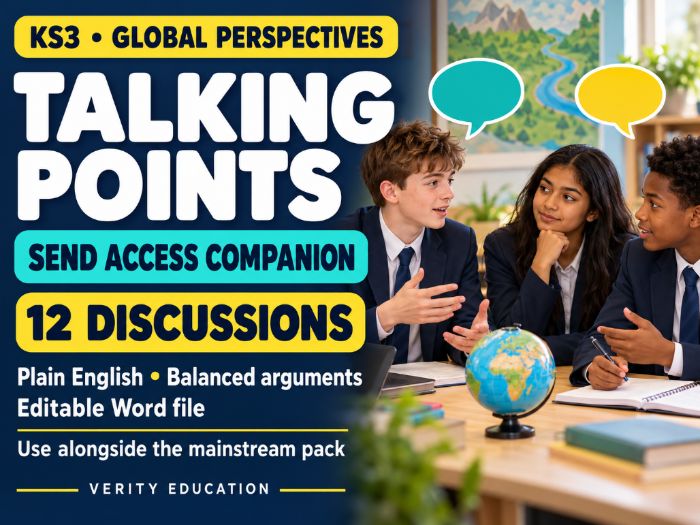 KS3 Oracy Talking Points: Global Perspectives — SEND Access Companion