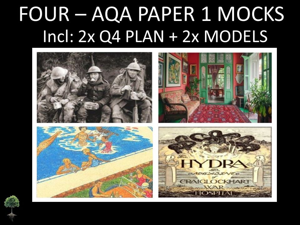 FOUR- AQA PAPER 1 | 2026 FULL MOCKS | Q4 PLAN | MODELS