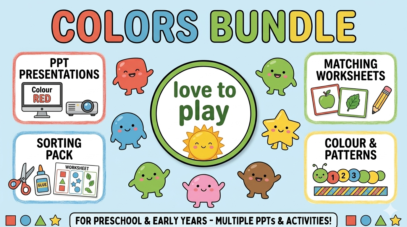 Exploring Colours: Ultimate Preschool Bundle