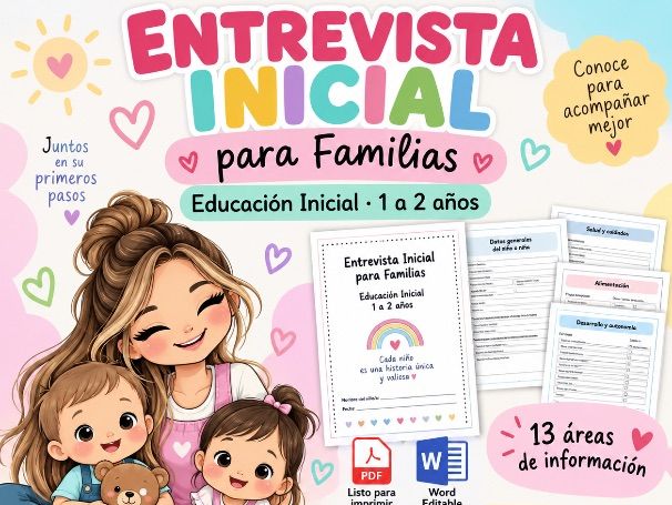 Entrevista inicial para familias | Educación Inicial 1-2 años