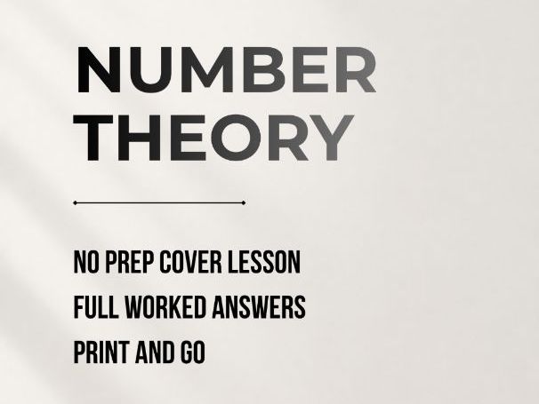 KS5 Further Mathematics Cover Lesson: The Division Algorithm and Uniqueness of Quotients/Remainders