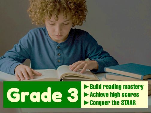Texas STAAR Reading Practice Test for Grade 3