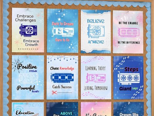 Computer Science Classroom Posters | Tech-Inspired Display Set (12 Posters)