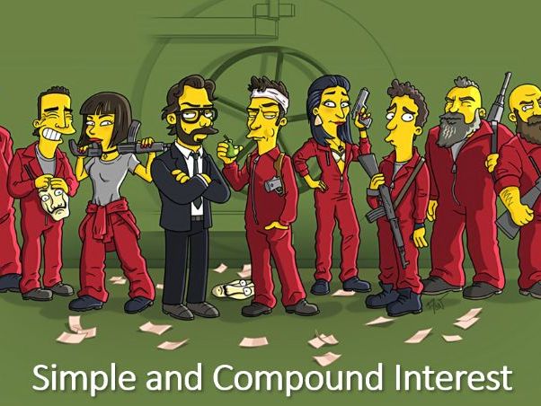 Percentages - simple and compound interest