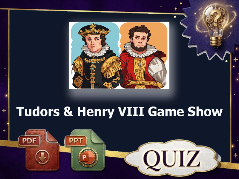 Tudors & Henry VIII Game Show : 57 QUIZ & answer