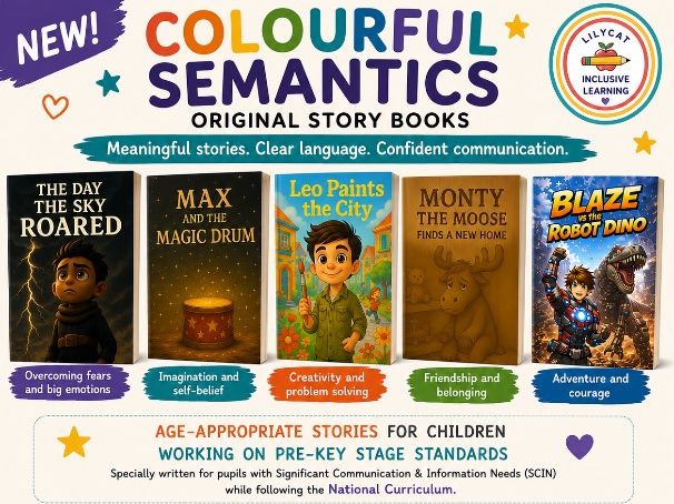 Colourful Semantic Story Book.