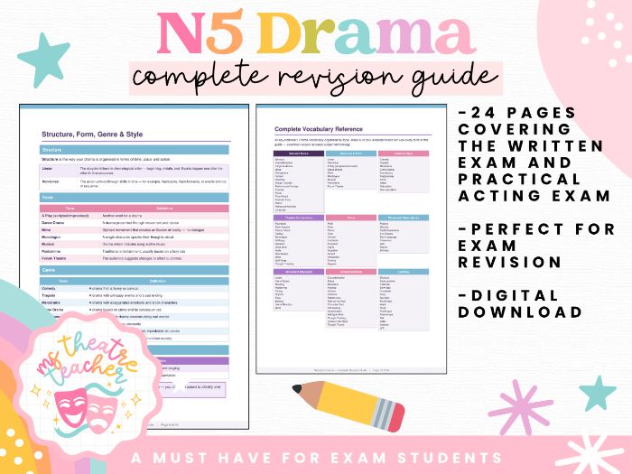 National 5 Drama | Complete Revision Guide | Written Exam & Practical Performance