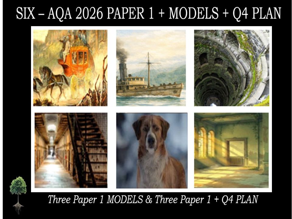 SIX - AQA PAPER 1 | 2026 FULL MOCKS | MODELS | Q4 PLAN