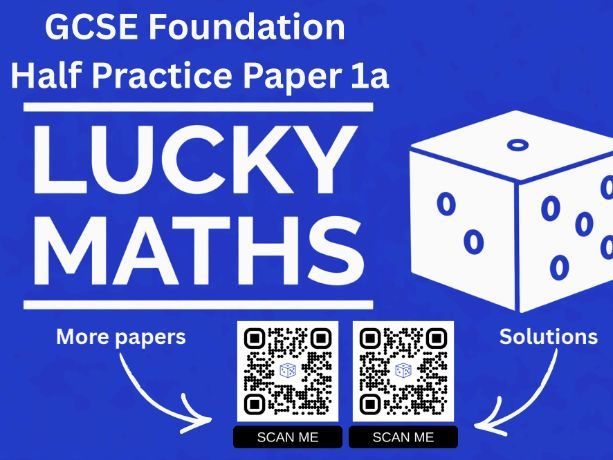 GCSE Maths Practice Half Papers (Foundation Level)