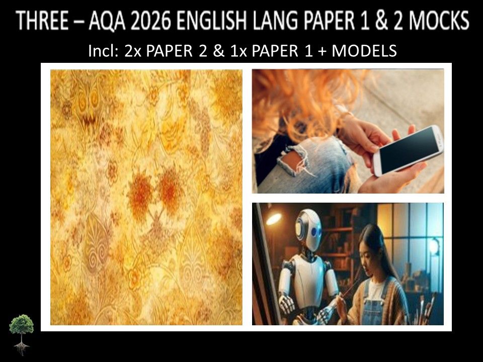 THREE - AQA PAPER 1 & 2 | 2026 FULL MOCKS | MODELS