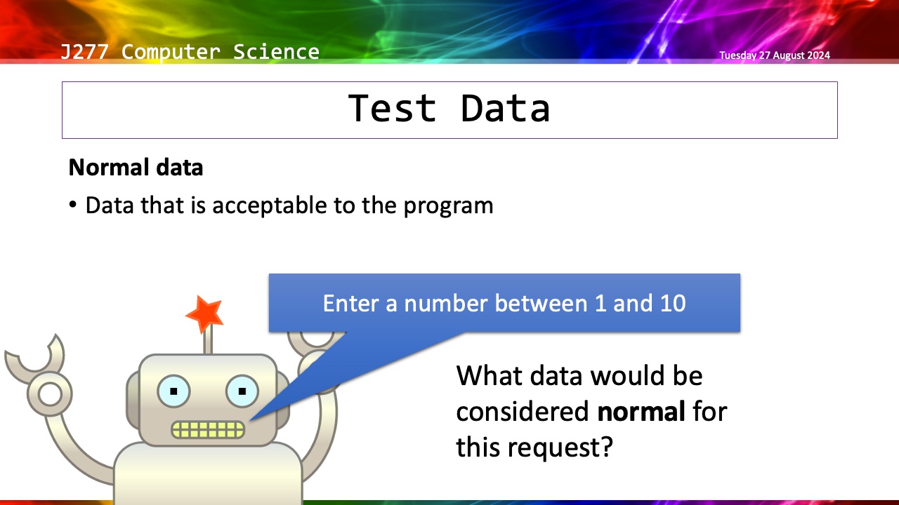J277 OCR 2.3 Producing Robust Programs | Teaching Resources