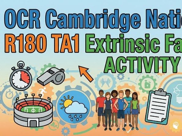 R180 TA1 Extrinsic Factors Activity Pack