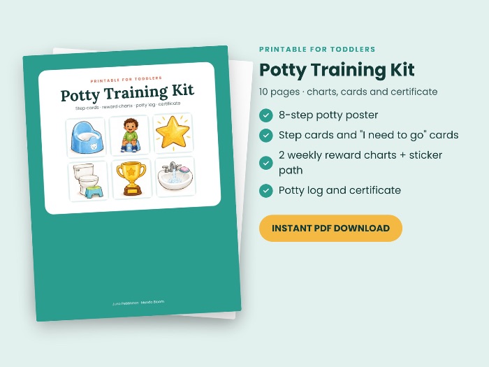 Toilet Training Visual Steps and Reward Charts (EYFS)