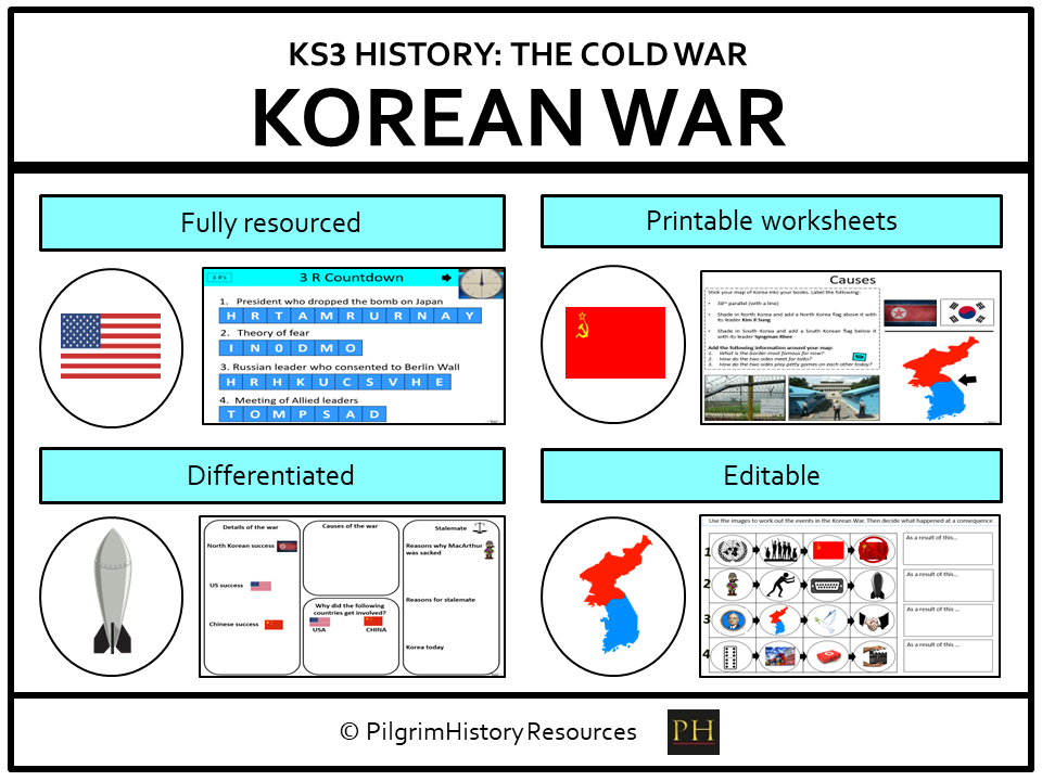 KS3 History Cold War: The Korean War - When the Cold War turned hot