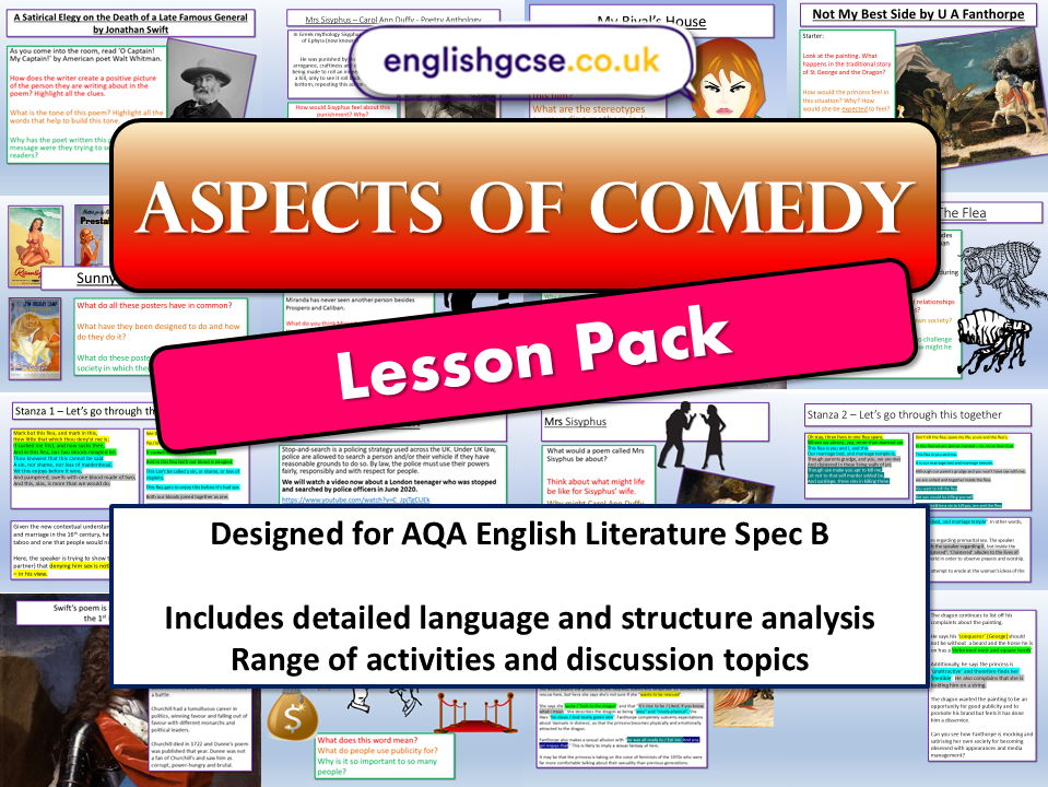 Aspects of Comedy Poetry