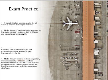 AQA GCSE Geography  The Changing U.K Economy