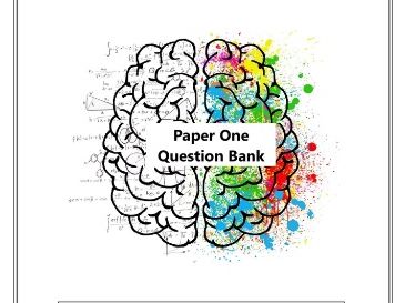 AQA Psychology Question Bank Paper 1