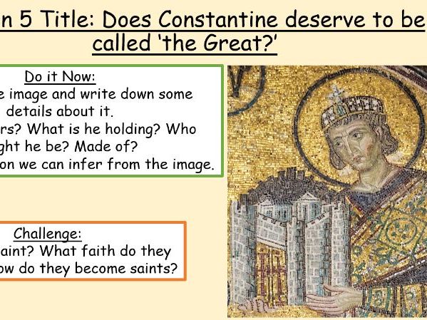 KS3 The Romans L5 - Constantine the Great