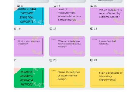 Research Methods Quiz AQA
