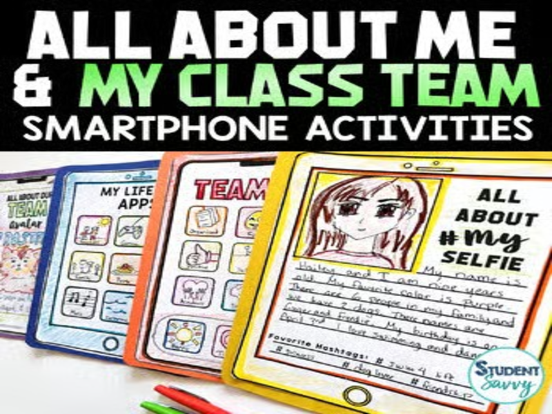 All About Me Worksheet Getting to Know You Activity Back to School Coloring Page