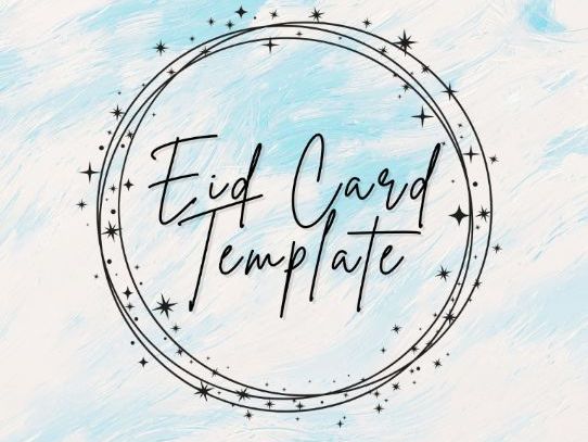 Eid Card Template