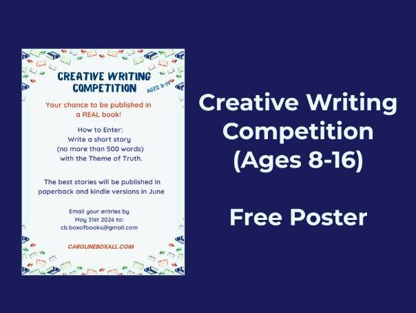 Creative Writing Competition – Printable Classroom Poster