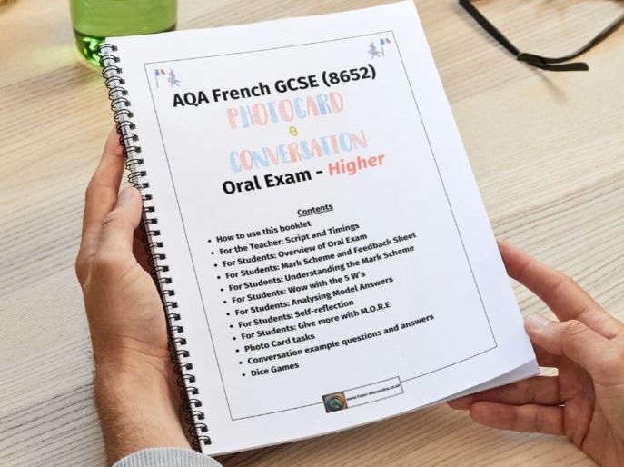 AQA GCSE French Oral Photo Card & Conversation (H)