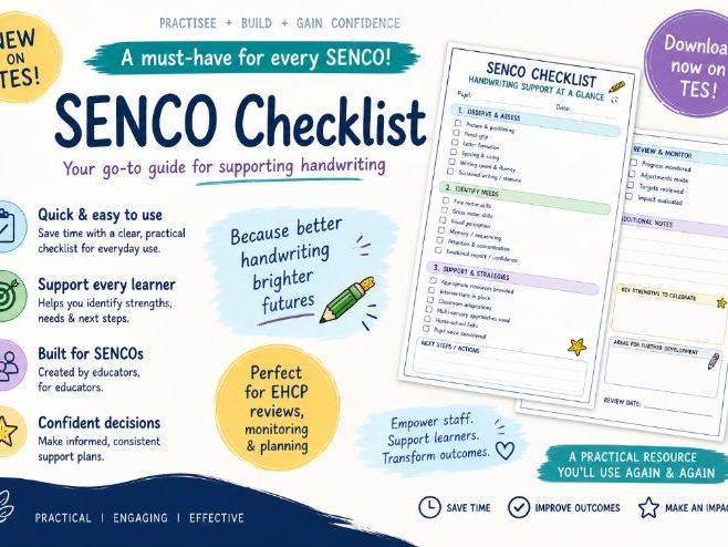SENCO Termly Checklist Toolkit