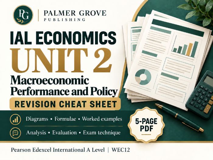 IAL Edexcel Economics Unit 2 Cheat Sheet