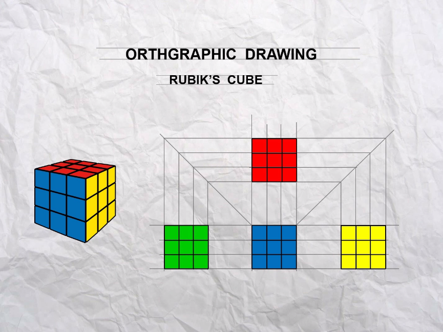 Rubiks Cube Drawing